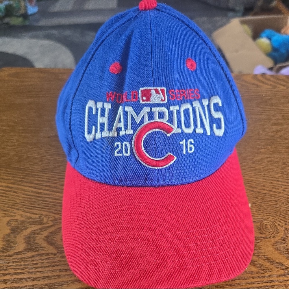 2016 Chicago Cubs World Series Champion Hat‎ Fan Favorite Men's Adjustable